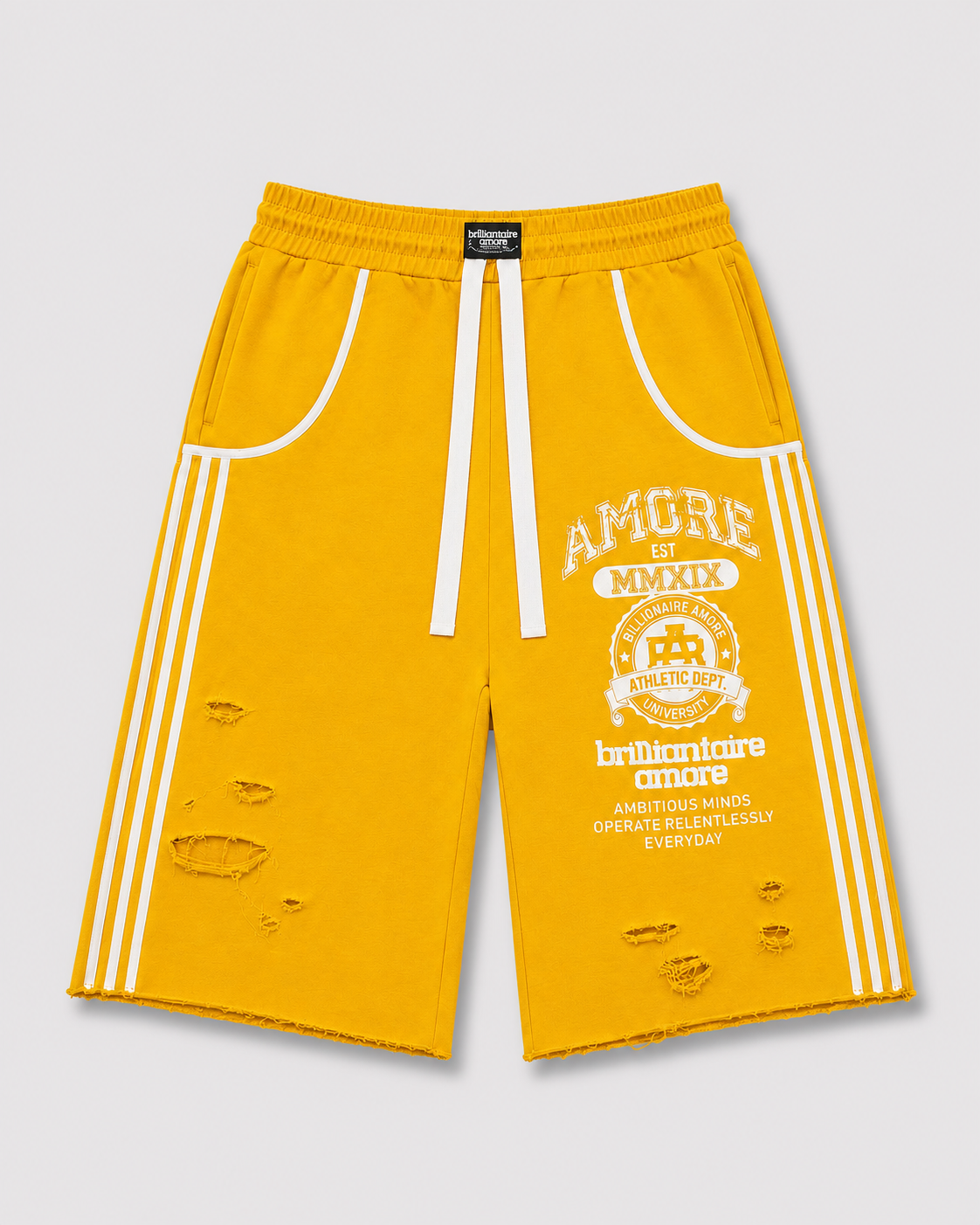 AMORE 3/4 Shorts [YELLOW]